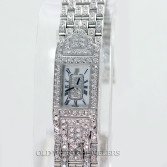 Audemars Piguet Lady Diamond Charleston Ref 67029BC 18K Gold White Dial